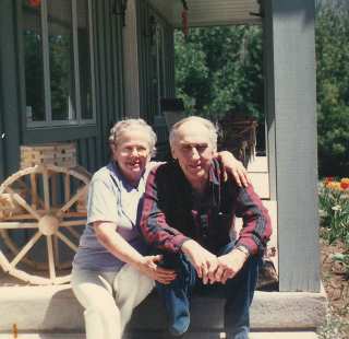 Ruth and Jim at the "Lodge"